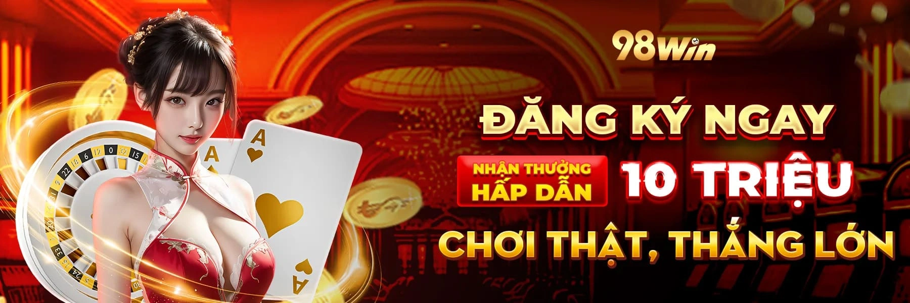 Banner giới thiệu cổng nội dung giải trí trực tuyến 98Win